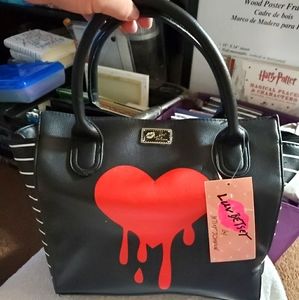 Betsey Johnson Bleeding Heart Satchel